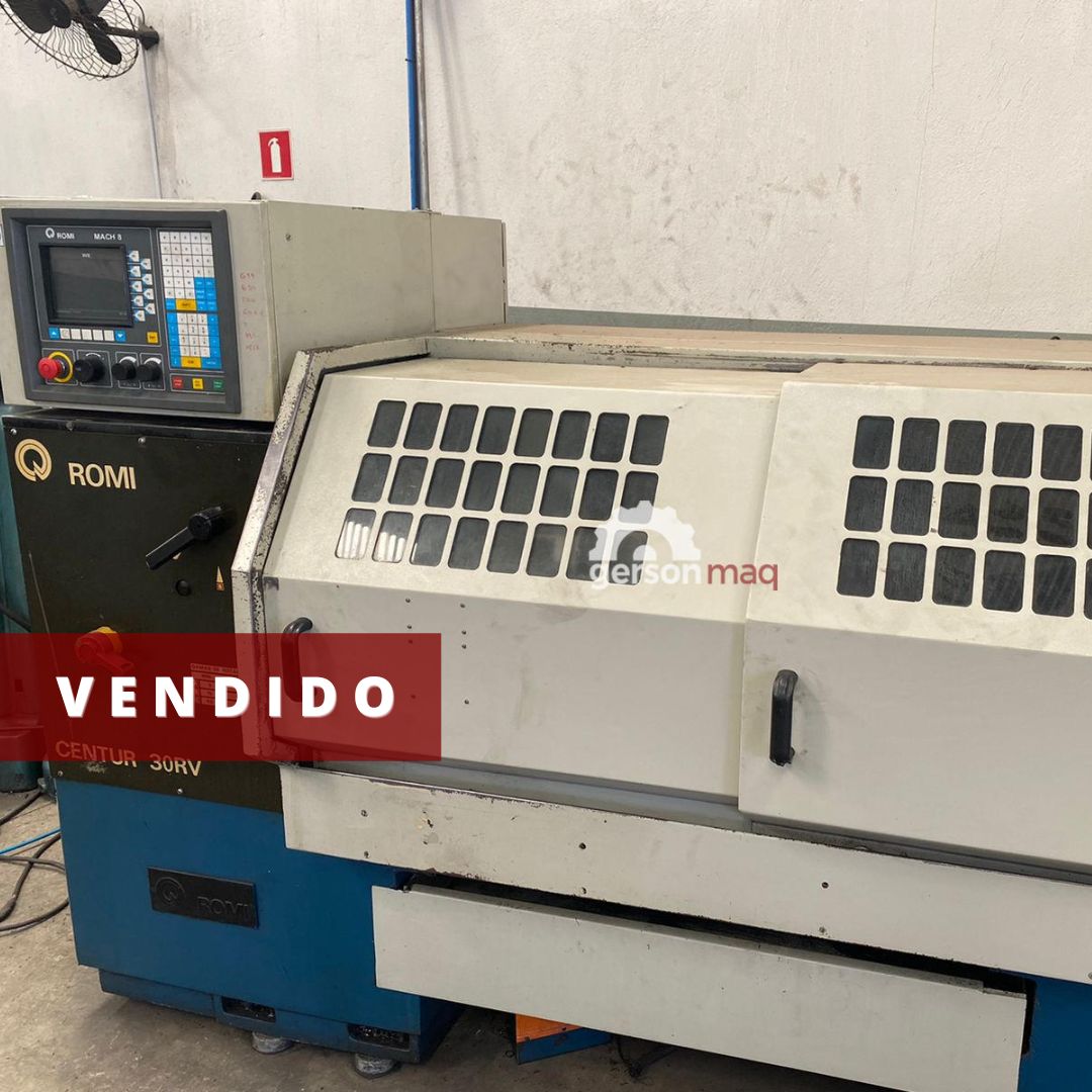 TORNO CNC ROMI CENTUR 30 RV ANO 1995